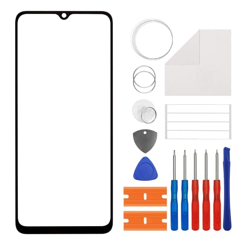 Duotipa Neu Frontglas Display Glas Reparatur Kompatibel mit Redmi 12C 22120RN86G 6.71" + Werkzeugen(Kein Display und Touch Digitizer)-mit OCA Kleber von Duotipa