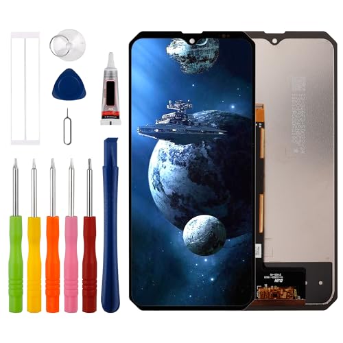 Duotipa [Neu] LCD Display Touchscreen Digitizer Assembly Ersatz für Blackview BV7100 6.55 Zoll mit technischen Reparatur Tools Kit-Schwarz. von Duotipa