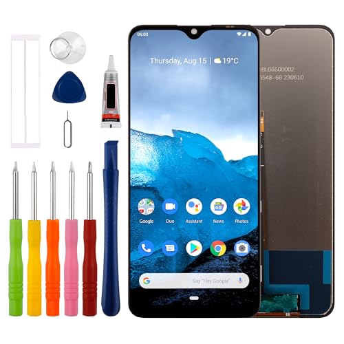 [Neu] Duotipa LCD Display Touchscreen Digitizer Assembly Ersatz für Nokia G60 TA-1490, TA-1481, TA-1479, TA-1475 6.58 Zoll mit technischen Reparatur Tools Kit-Schwarz. von Duotipa