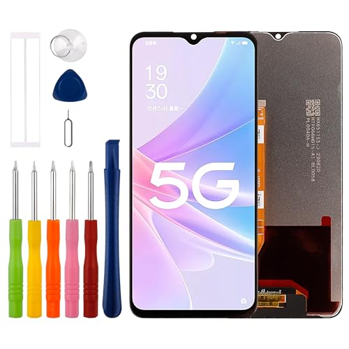 [Neu] Duotipa LCD Display Touchscreen Digitizer Assembly Ersatz für Oppo A78 5G/A58 5G/A57 5G/A57s/A57e/A77 4G/A17 4G/A17K 6.56 Zoll mit technischen Reparatur Tools Kit-Schwarz von Duotipa