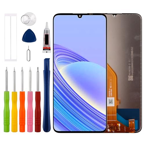 Duotipa [Neu] LCD Display Touchscreen Digitizer Assembly Ersatz für TCL 40 SE T610K T610K2 T610P T610P2 6.75 Zoll mit technischen Reparatur Tools Kit-Schwarz. von Duotipa
