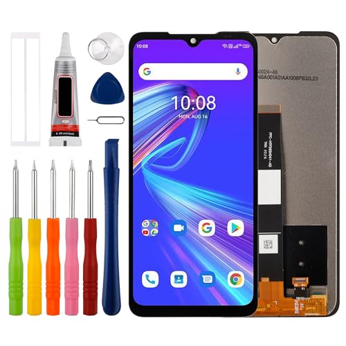 [Neu] Duotipa LCD Display Touchscreen Digitizer Assembly Ersatz für Umidigi Bison X10/ Bison X10 Pro 6.53 Zoll mit technischen Reparatur Tools Kit-Schwarz. von Duotipa