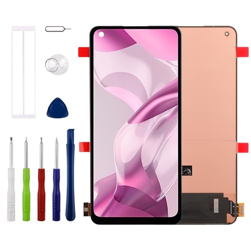 Duotipa Neue LCD Display Digitizer Assembly für Xiaomi 11 Lite 5G NE/11 Lite NE 5G/ Mi 11 Lite 4G/Mi 11 Lite 5G mit technischen Reparatur Tools Kit. von Duotipa