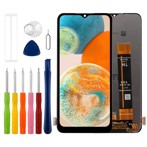 Duotipa Neue Touch Screen Digitizer Assembly für Galaxy A23 5G SM-A236U mit technischen Reparaturwerkzeugen Kit-Schwarz von Duotipa