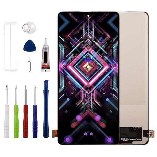 [Nicht Fingerprint unterstützen][Neu] Duotipa TFT LCD Display Touchscreen Digitizer Assembly Ersatz für Redmi K40 Gaming/Poco F3 GT/Black Shark 5 Pro 6.67 Zoll mit technischen Reparatur Tools Kit von Duotipa