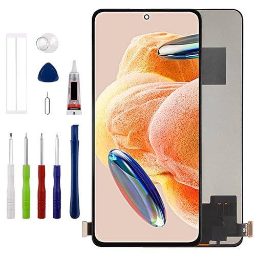 Duotipa [Nicht Fingerprint unterstützen][Neu] TFT LCD Display Touchscreen Digitizer Assembly Ersatz für Xiaomi Redmi Note 12 PRO 4G ‎2209116AG, 2209116AG mit technischen Reparatur Tools Kit von Duotipa