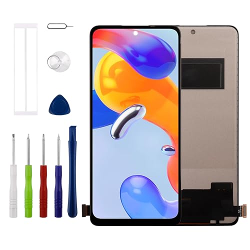 [Nicht Fingerprint unterstützen]Duotipa TFT LCD Touch Screen Digitizer Assembly für Redmi Note 11 Pro 5G LCD Diaplay für 2201116TG, 2201116TI; 21091116I, 2201116SG mit technischen Reparatur Tools Kit. von Duotipa