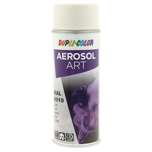 6 Stk. Dupli-color Buntlackspray AEROSOL Art reinweiss ma RAL 9010 400ml von Dupli-color