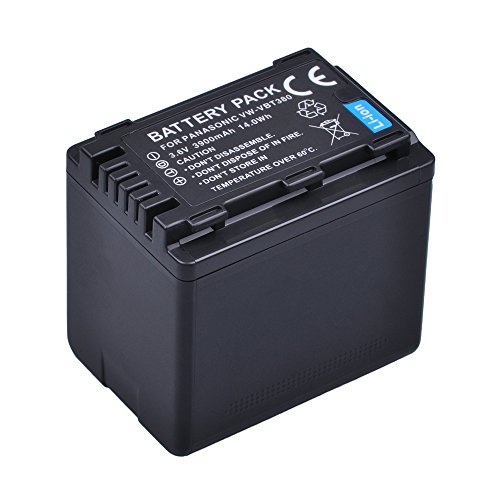 DuraPro 1Pc 3900mAh Akku VW-VBT380 für Panasonic VW-VBT380 VW-VBT190; Panasonic HC-V210,HC-V520,VW-BC10E,HC-W580, HC-V710, HC-V720, VXF999 VX878 VX989 V160 V180 V270 DuraPro 1Pc 3900mAh Akku VW-VBT380 für Panasonic VW-VBT380 VW-VBT190; Panasonic HC-V210,HC-V520,VW-BC10E,HC-W580, HC-V710, HC-V720, VXF999 VX878 VX989 V160 V180 V270 von DuraPro