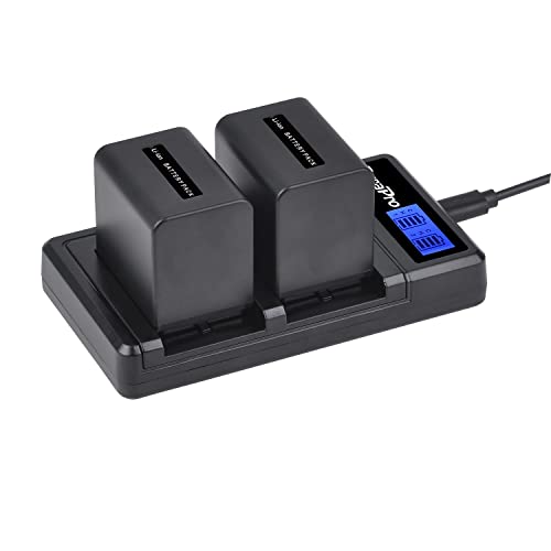 DuraPro 2Pcs 2500mAh NP-FV70 NP FV70 Akku + LCD USB Ladegerät für Sony NP-FV50 FV30, FV100; V-Serie, Handycam HDR-CX230 HDR-CX150E HDR-CX170 CX300 Z1-Camcorder DuraPro 2Pcs 2500mAh NP-FV70 NP FV70 Akku + LCD USB Ladegerät für Sony NP-FV50 FV30, FV100; V-Serie, Handycam HDR-CX230 HDR-CX150E HDR-CX170 CX300 Z1-Camcorder von DuraPro