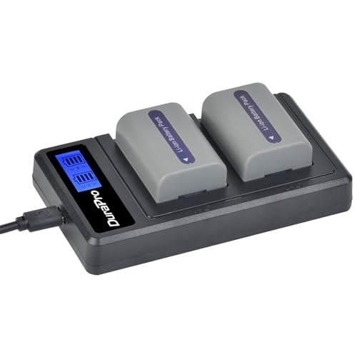 DuraPro 2Pcs NP-FP50 Battery Akku + LCD Dual USB Charger for Sony NP-FP50 NP-FP30 DCR-DVD203E, DCR-DVD205, DCR-DVD205E, DCR-DVD304E, DCR-DVD305, DCR-DVD305E, DCR-DVD403, DCR-HC96 DCR-SR30 DCR-SR40 DuraPro 2Pcs NP-FP50 Battery Akku + LCD Dual USB Charger for Sony NP-FP50 NP-FP30 DCR-DVD203E, DCR-DVD205, DCR-DVD205E, DCR-DVD304E, DCR-DVD305, DCR-DVD305E, DCR-DVD403, DCR-HC96 DCR-SR30 DCR-SR40 von DuraPro