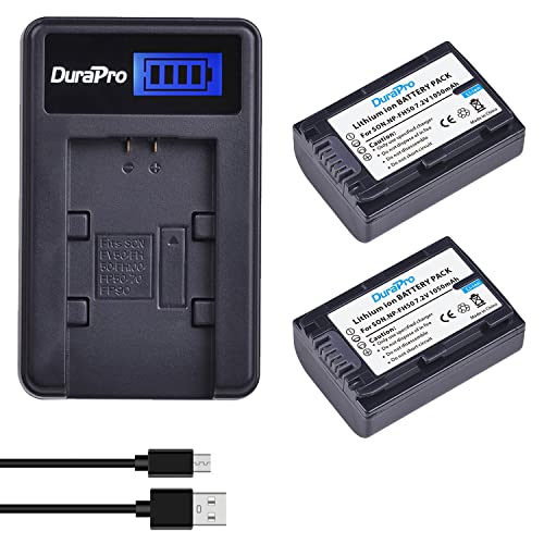 DuraPro 2Stk. NP-FH50 NP-FH50 Akku + LCD-USB-Ladegerät für Sony NP-FH30, NP-FH40, NP-FH50, NP-FH60, NP-FH70 H-Serie; Sony DCR-SR32, DCR-SR33, DCR-SR35, DCR -SR36, DCR-SR37, DCR-SR38 Handycams DuraPro 2Stk. NP-FH50 NP-FH50 Akku + LCD-USB-Ladegerät für Sony NP-FH30, NP-FH40, NP-FH50, NP-FH60, NP-FH70 H-Serie; Sony DCR-SR32, DCR-SR33, DCR-SR35, DCR -SR36, DCR-SR37, DCR-SR38 Handycams von DuraPro