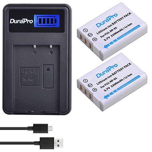 DuraPro 2X 2200mAh NP-95 Battery Akku und LCD USB Ladegerät für Fujifilm FinePix F30, FinePix F31fd, FinePix Real 3D W1, FinePix X100, FinePix X30, FinePix X100T, FinePix X100LE DuraPro 2X 2200mAh NP-95 Battery Akku und LCD USB Ladegerät für Fujifilm FinePix F30, FinePix F31fd, FinePix Real 3D W1, FinePix X100, FinePix X30, FinePix X100T, FinePix X100LE von DuraPro