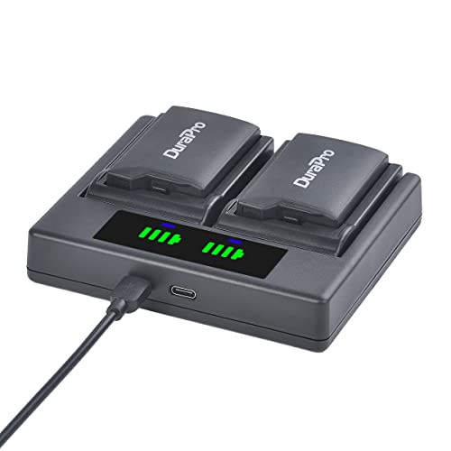 DuraPro 2X 3600mAh PSP 1000 Akku Battery + LED Dual USB Ladegerät mit Typ C-Port für Sony PSP 1000 PSP-110 Konsole (1001, 1002, 1003, 1004, 1005, 1006, 1007, 1008, 1010), PSP Fett von DuraPro