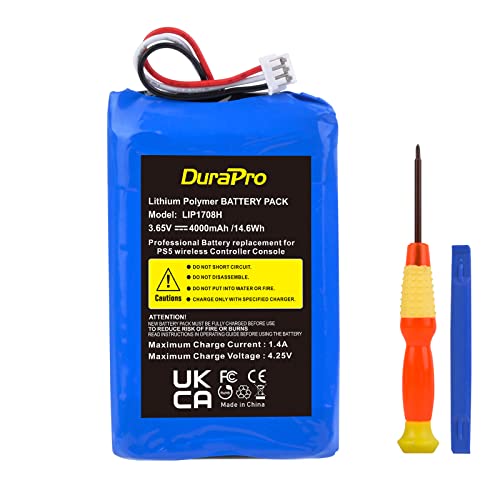 DuraPro 4000mAh LIP1078 Battery Akku for Sony PS5 Playstation 5 DualSense Wireless Controller DuraPro 4000mAh LIP1078 Battery Akku for Sony PS5 Playstation 5 DualSense Wireless Controller von DuraPro