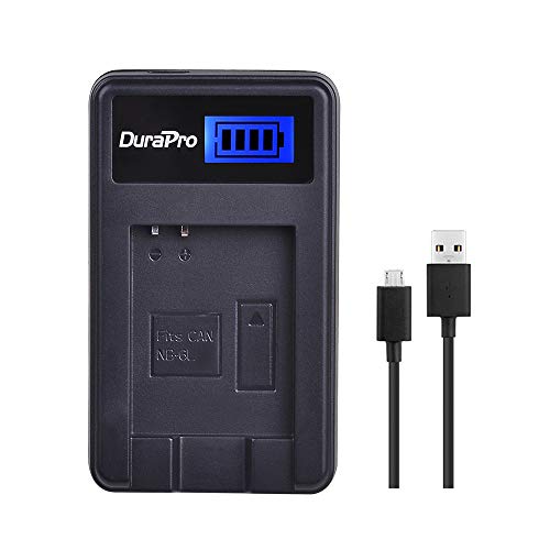 DuraPro LCD USB Akku Ladegerät Ersatz für Canon NB-6L / NB-6LH - Select PowerShot Kameras IXUS 310, SX275, SX280, SX510, 200, 105, 210, 300, S90, S95, SD1300 DuraPro LCD USB Akku Ladegerät Ersatz für Canon NB-6L / NB-6LH - Select PowerShot Kameras IXUS 310, SX275, SX280, SX510, 200, 105, 210, 300, S90, S95, SD1300 von DuraPro