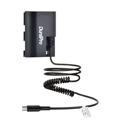 DuraPro USB-C LP E6 LP-E6NH Dummy Akku for Canon LP-E6, LP-E6NH und Canon EOS 60D, 70D, 80D,90D, XC10, XC15, R, R5, R6, R7, 5D Mark II/III/IV, 5DS, 5DS R, 6D, 7D, 7D Mark II Cameras DuraPro USB-C LP E6 LP-E6NH Dummy Akku for Canon LP-E6, LP-E6NH und Canon EOS 60D, 70D, 80D,90D, XC10, XC15, R, R5, R6, R7, 5D Mark II/III/IV, 5DS, 5DS R, 6D, 7D, 7D Mark II Cameras von DuraPro