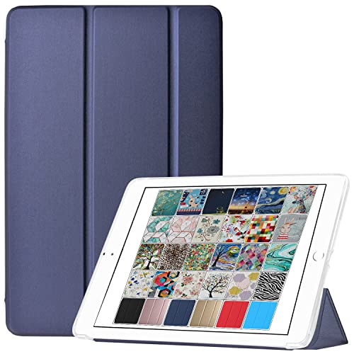 DuraSafe Cases for iPad 4 iPad 3 iPad 2-9.7 Inch [ iPad 4th / 3rd / 2nd ] A1396 A1416 A1430 A1403 A1458 A1459 A1460 A1395 Smart Soft Silicone Transparent Cover - Indigo von DuraSafe Cases