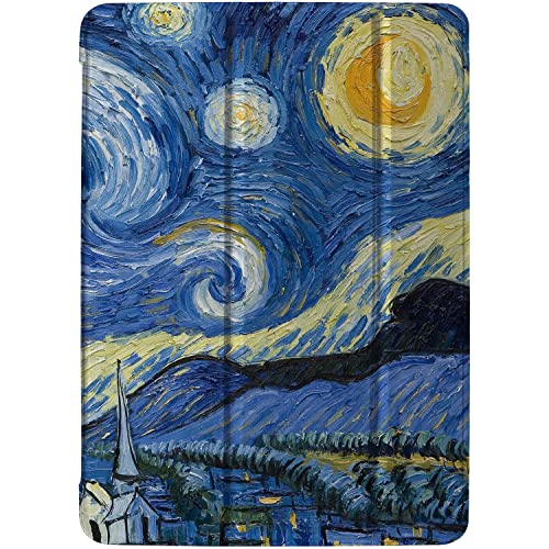 DuraSafe Cases for iPad 9.7 Inch 6th Gen / 5th Gen [ iPad 6 iPad 5 ] MRJN2LL/A MR7G2LL/A MR7F2LL/A MP2F2LL/A Ultra Slim Smart Auto Sleep/Wake Printed PC Cover - Stellar Night Painting von DuraSafe Cases