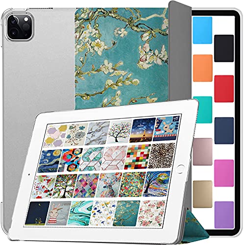 DuraSafe Cases for iPad PRO 12.9 5th 4th [ Pro 12.9 5 4 ] MHNF3LL/A MHNG3LL/A MHNH3LL/A MY2H2LL/A MXAT2LL/A MY2J2LL/A Printed iPad Cover with Translucent Frosted Hard Back - Blossom von DuraSafe Cases