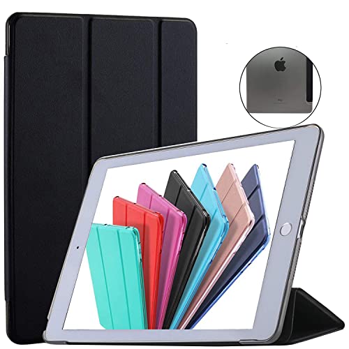 DuraSafe Cases iPad 10.2 Inch 9th 8th 7th 2021 2020 2019 [ iPad 9/8 / 7 Gen ] A2602 A2604 A2270 A2197 A2603 A2428 A2429 Smart Transparent Back PC Cover - Coal von DuraSafe Cases