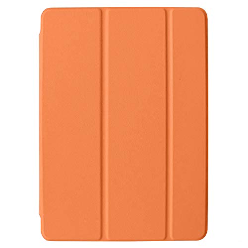 DuraSafe Cases iPad 7 8 9 Gen 2019/2020 / 2021-10.2 Inch [ iPad 9th 8th 7th ] MW762LL/A MW742LL/A MYLC2LL/A MYL92LL/A MYLA2LL/A MK2K3LL/A MK2L3LL/A Hard PC Back Trifold Cover - Tangerine von DuraSafe Cases