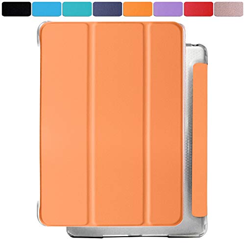 DuraSafe Cases iPad 7.9 Inch Mini 3 Mini 2 Mini 1 Gen [Mini 3rd 2nd 1st ] MH3F2LL/A MH3G2LL/A MH3E2LL/A Shock Proof Magnetic Dual Angle Stand with Honeycomb Pattern Clear Back Cover - Orange von DuraSafe Cases