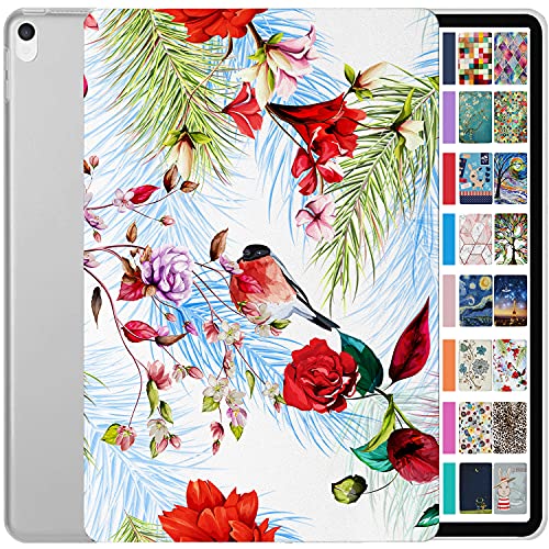 DuraSafe Cases iPad Air 3rd Gen 10.5 Inch 2017/2019 [ PRO 10.5 Air 3 ] A1701 A1709 A1852 A2152 A2123 A2153 A2154 Printed Hard Shell Protective Stand Cover - Birds & Flowers von DuraSafe Cases