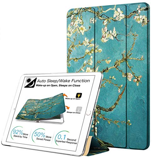 DuraSafe Cases iPad Mini 5th 4th Gen 7.9 [ Mini 5 4 ] MUXH2LL/A MUXF2LL/A MUXG2LL/A Printed Slim Lightweight Protective PC Dual Angle Stand Clear Flip Back Cover - Blossom von DuraSafe Cases