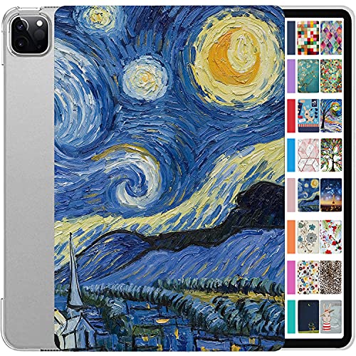 DuraSafe Cases iPad PRO 11 Inch 2 3 Generation [ PRO 11 2nd 2020 3rd 2021 ] A2377 A2459 A2228 A2068 A2230 A1980 A2013 A1934 A1979 Printed Slim Hard Shell Protective Stand Cover - Starry Night von DuraSafe Cases