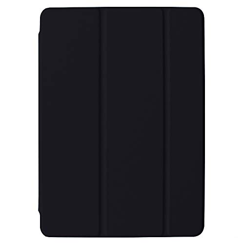 DuraSafe Cases iPad PRO 12.9 Inch 1 Gen [ Pro 12.9 2015 1st Gen ] ML0H2LL/A ML0G2LL/A MD517LL/A ML0N2LL/A ML0Q2LL/A ML0R2LL/A ML0V2LL/A ML0U2LL/A ML0T2LL/A Hard PC Back Trifold Cover - Coal von DuraSafe Cases