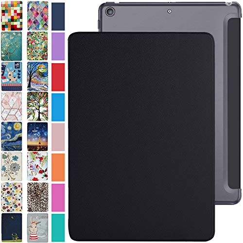 DuraSafe Cases iPad PRO 12.9 Inch 2nd [ Pro 12.9 2 Gen 2017 ] MQEF2LL/A MQED2LL/A MQEE2LL/A MQDC2LL/A MQDD2LL/A MQDA2LL/A Trifold PC Smart PU Leather Protective Hard Back Cover - Black von DuraSafe Cases
