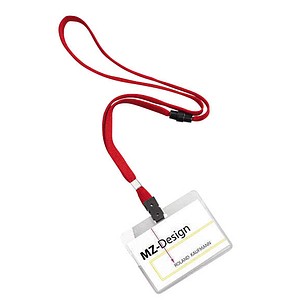 10 DURABLE Namensschilder mit Textilband 9,0 x 6,0 cm 10 DURABLE Namensschilder mit Textilband 9,0 x 6,0 cm von Durable