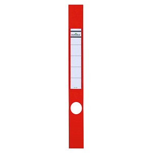 10 DURABLE Ordneretiketten ORDOFIX® rot für 5,0 cm Rückenbreite von Durable