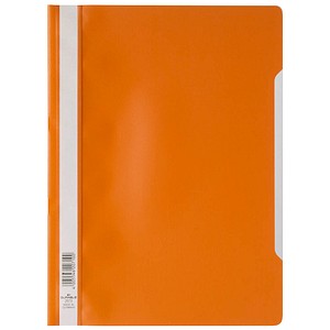 10 DURABLE Schnellhefter Kunststoff orange DIN A4 von Durable