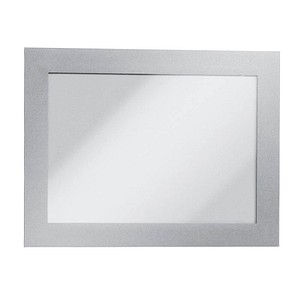 2 DURABLE Magnetrahmen selbstklebend DURAFRAME® silber von Durable