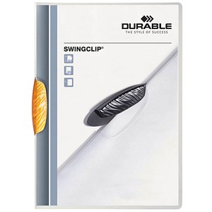 25 DURABLE Klemmhefter SWINGCLIP orange 25 DURABLE Klemmhefter SWINGCLIP orange von Durable