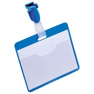 25 DURABLE Namensschilder mit Clip 9,0 x 6,0 cm von Durable