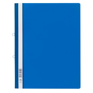 25 DURABLE Schnellhefter Kunststoff blau DIN A4 überbreit von Durable