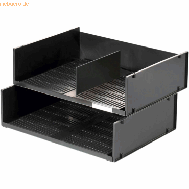 4 x Durable Briefablage Optimo A3 anthrazit 4 x Durable Briefablage Optimo A3 anthrazit von Durable