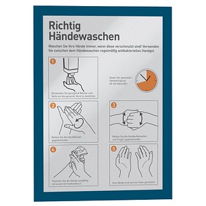 DURABLE Magnetrahmen DURAFRAME® MAGNETIC A4 blau A4, 5 St. von Durable