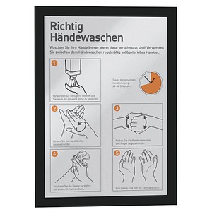 DURABLE Magnetrahmen DURAFRAME® MAGNETIC A4 schwarz A4, 5 St. von Durable