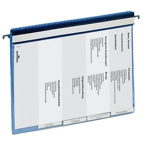 5 DURABLE Personalhefter Kunststoff blau 5 x kaufmännische Heftung 5 DURABLE Personalhefter Kunststoff blau 5 x kaufmännische Heftung von Durable