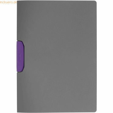 5 x Durable Klemm-Mappe Duraswing Color PP 30 Blatt anthrazit mit lila 5 x Durable Klemm-Mappe Duraswing Color PP 30 Blatt anthrazit mit lila von Durable