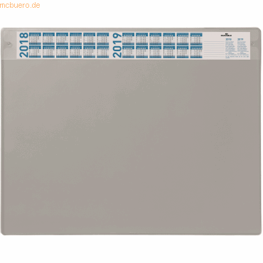 Durable Schreibunterlage 65x52cm mit austauschbarer Abdeckung grau von Durable