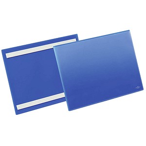 50 DURABLE Etikettentaschen blau 22,5 x 31,1 cm von Durable