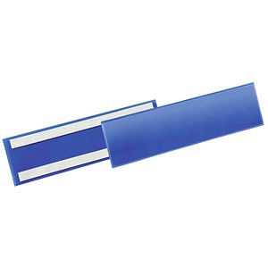 50 DURABLE Etikettentaschen blau 31,1 x 8,15 von Durable