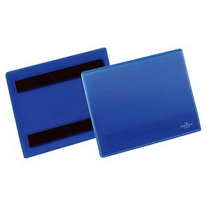 50 DURABLE Magnettaschen blau 16,3 x 12,0 cm von Durable