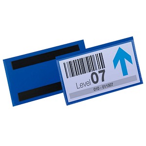 50 DURABLE Magnettaschen blau 16,3 x 8,8 cm von Durable