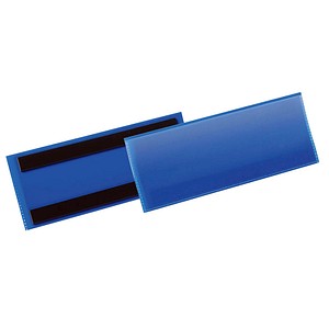50 DURABLE Magnettaschen blau 22,3 x 8,15 cm von Durable